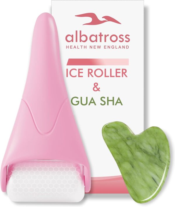 Ice Roller for Face,Gua Sha Facial Tools, Skin Care for Face Wrinkles and Puffiness, Self Facial Massage Tools - Image 4